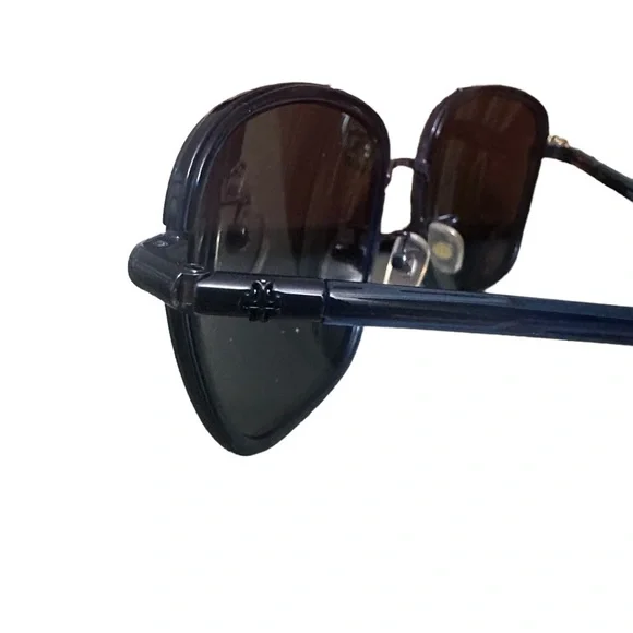 Tory Burch blue sunglasses with case, cloth & card Unisex